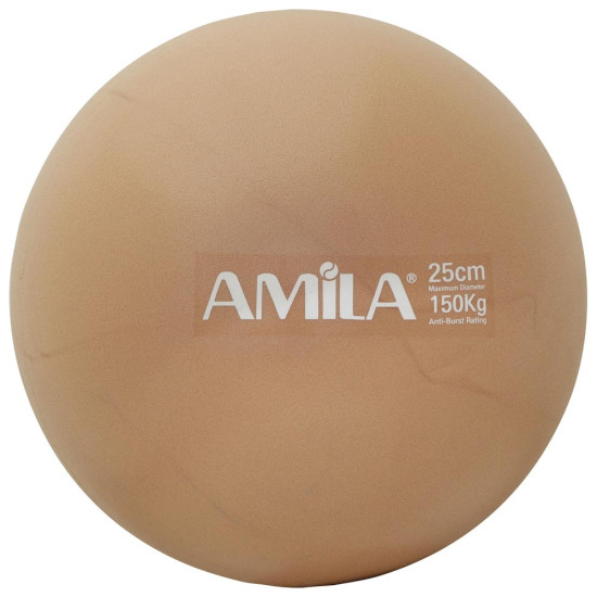 Amila Μπάλα Pilates, 25cm, Χρυσή, bulk